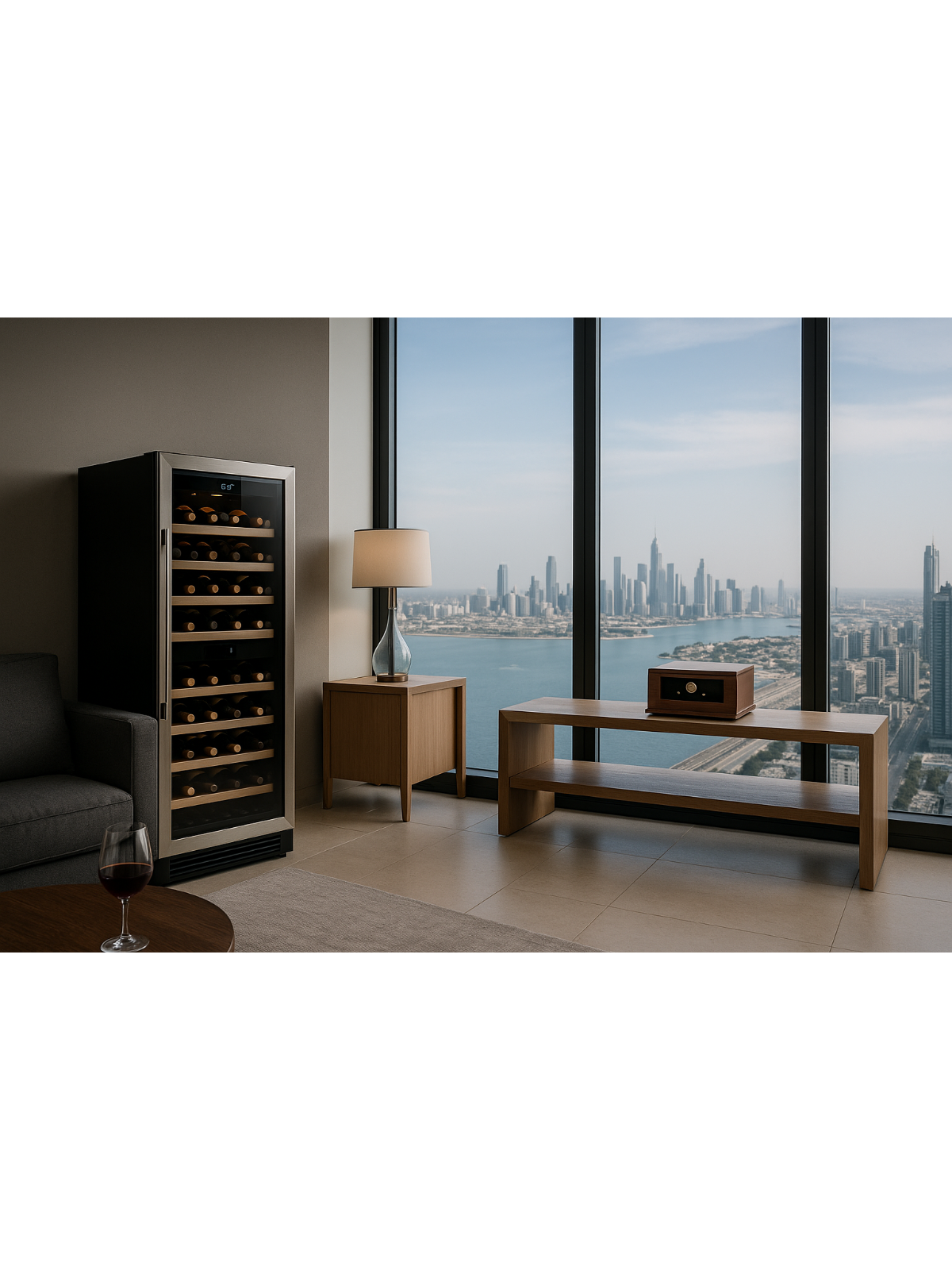 Premium wine and cigar storage setup for the modern collector