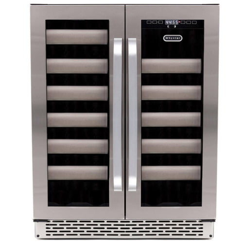 Whynter BWR-401DS 40 Bottle Dual Zone Built-In Wine Cooler with Seamless Stainless Steel Door